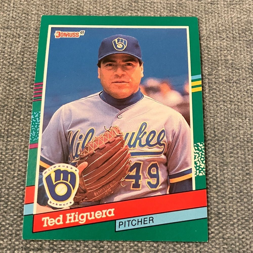 1991 Donruss Milwaukee Brewers Baseball Card Trading Card